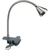 Image de Busch Lampe à pince LED Mini, bras flexible, nickel, 3.000K