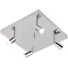Image de Busch Plafonnier LED carré Karen à 4 lampes