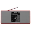Image de TechniSat DIGITRADIO 2 S - Radio stéréo Portable Dab avec Batterie (Dab+, FM, Streaming Audio Bluetooth, écran OLED, Prise Casque, stéréo 2 W RMS) Rouge/Argent