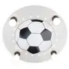 Image de Elobra Plafonnier Football, 4 lampes, argenté-blanc