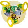 Image de Elobra-Leuchten 127551 Plafonnier 3 lumières Motif Jungle/Fleurs Vert