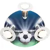 Image de Elobra Plafonnier football Arena, bois, bleu/vert, A + +