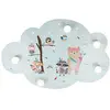 Image de Elobra Little Indians Plafonnier LED en bois pour enfant Vert citron 40 W