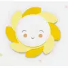 Image de Elobra Applique murale LED Soleil Starlight Smile, jaune