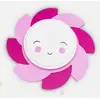 Image de Elobra Applique murale LED Soleil Starlight Smile, rose