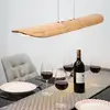 Image de Elobra Suspension LED Colombia XL, chêne noueux naturel