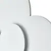 Image de Elobra Applique murale LED Nuage avec fiche, blanc, bois, intensité variable