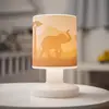 Image de Elobra Lampe de table rechargeable LED Scandi Savane, orange, 21, cm