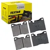Image de TEXTAR Plaquettes de freins Avant préparé pour l'indicateur d'usure Épaisseur 15mm 2043703 Compatible avec BMW 02 Berline E10 6 Coupé E24 7 E23 5 Berline E12 2500-3300 E3 Berline 2000-3200 E9 Coupé