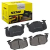 Image de TEXTAR Plaquettes de freins Avant avec contact du palpeur d'usure intégré Épaisseur 18mm 2090506 Compatible avec PEUGEOT 205 II 3/5 portes 106 II 3/5 portes 1A, 1C 106 I 3/5 portes 1A, 1C, CITROËN