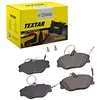 Image de TEXTAR Plaquettes de freins Avant avec contact du palpeur d'usure intégré Épaisseur 19,3mm 2180101 Compatible avec PEUGEOT Expert I Van 222 Expert I 224, CITROËN Jumpy I Van BS, BT, BY, BZ, FIAT