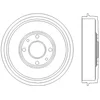 Image de TEXTAR 1x tambour de frein 94014000 Compatible avec: ALFA ROMEO 145, 146, CADILLAC CTS, FIAT DOBLO Großraumlimousine, DOBLO Kasten/Großraumlimousine, FIORINO Großraumlimousine