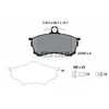Image de TEXTAR Plaquettes de freins Avant avec indicateur d'usure Épaisseur 15,1mm 2308001 Compatible avec MITSUBISHI CARISMA A trois volumes DA CARISMA DA