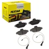 Image de TEXTAR Plaquettes de freins Avant contact de signal d'usure inclus Épaisseur 17mm 2143603 Compatible avec FIAT Punto II 3/5 portes 188 Punto I 3/5 portes 176 Punto I Cabriolet 176 PUNTO Van 188AX