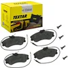 Image de TEXTAR Plaquettes de freins Avant avec contact du palpeur d'usure intégré Épaisseur 19,3mm 2312401 Compatible avec PEUGEOT 306 3/5 portes 7A, 7C, N3, N5 Partner II Tepee Partner I Van 5, G, CITROËN