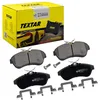 Image de TEXTAR Plaquettes de freins Avant non préparé pour l'indicateur d'usure Épaisseur 19,3mm avec accessoires 2340902 Compatible avec CITROËN C3 I 3/5 portes FC, FN C2 3/5 portes JM C3 Pluriel HB