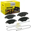 Image de TEXTAR Plaquettes de freins Avant contact de signal d'usure inclus Épaisseur 17,5mm 2327601 Compatible avec CITROËN C5 I 5 portes DC