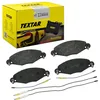 Image de TEXTAR Plaquettes de freins Arrière non préparé pour l'indicateur d'usure Épaisseur 15,4mm 2330501 Compatible avec CITROËN C5 II 5 portes RC C5 I 5 portes DC C5 II Break RE C5 I Break DE