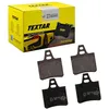 Image de TEXTAR Plaquettes de freins Arrière non préparé pour l'indicateur d'usure Épaisseur 15,4mm 2016203 Compatible avec CITROËN XM II 5 portes Y4 Xantia 3/5 portes X1, X2 Xantia 5 portes X2 XM I Break Y3