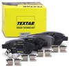 Image de TEXTAR Plaquettes de freins Avant avec indicateur d'usure Épaisseur 17,8mm avec accessoires 2398202 Compatible avec OPEL Corsa D 3/5 portes S07 Adam M13, FIAT Doblo I Cargo 223, VAUXHALL