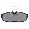 Image de TEXTAR Plaquettes de freins Arrière non préparé pour l'indicateur d'usure Épaisseur 17,3mm 2451401 Compatible avec FORD USA MUSTANG Coupé MUSTANG Convertible MUSTANG Coupé C MUSTANG Convertible C