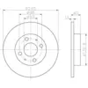 Image de TEXTAR 92061103 2x Disque de frein Ø240mm Hauteur: 40mm Épaisseur: 11mm Nombre de Trous: 4/6 Cercle de percage -Ø: 98mm Plein Compatible avec FIAT 500 3 portes 312 Panda II 5 portes 169, ABARTH