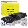 Image de TEXTAR Plaquettes de freins Arrière non préparé pour l'indicateur d'usure Épaisseur 17,7mm avec accessoires 2456301 Compatible avec VW Golf 6 3/5 portes 5K1 Touran I 1T1, 1T2, AUDI A3 Sportback 8PA