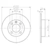 Image de TEXTAR 92098203 2x Disque de frein Arrière Ø232mm Hauteur: 39,3mm Épaisseur: 8,8mm Nombre de Trous: 4/5 Cercle de percage -Ø: 100mm Plein Compatible avec VW Lupo/Lupo 3L 6X1, 6E1, SEAT