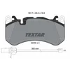 Image de TEXTAR Plaquettes de freins Avant contact de signal d'usure inclus Épaisseur 16,9mm avec accessoires avec masses d'équilibrage 2445501 Compatible avec AUDI A6 C7 Avant 4G5, 4GD A6 C6 Avant 4F5