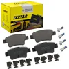 Image de TEXTAR Plaquettes de freins Arrière non préparé pour l'indicateur d'usure Épaisseur 17,5mm avec accessoires 2434903 Compatible avec OPEL Corsa D 3/5 portes S07 Corsa D Van S07, VAUXHALL