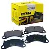 Image de TEXTAR Plaquettes de freins Avant préparé pour l'indicateur d'usure Épaisseur 17,6mm 2500301 Compatible avec PORSCHE 911 991 911 Décapotable 991 911 Targa 991