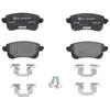 Image de TEXTAR Plaquettes de freins Arrière non préparé pour l'indicateur d'usure Épaisseur 15,9mm avec accessoires 2210301 Compatible avec RENAULT Scénic III JZ0/1 Megane IV 3/5 portes B9A/M/N Espace V JR