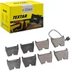 Image de TEXTAR Plaquettes de freins Avant contact de signal d'usure inclus Épaisseur 16,7mm 2249101 Compatible avec VW T-Roc Cabriolet AC7, AC8, AUDI A3 Sportback 8VA, 8VF Q3 8UB, 8UG A3 Berline 8VS, 8VM