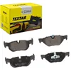 Image de TEXTAR Plaquettes de freins Arrière contact de signal d'usure inclus Épaisseur 17,3mm avec accessoires 2392707 Compatible avec BMW 1 5 portes E87 1 3 portes E81 1 Cabriolet E88