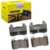 Image de TEXTAR Plaquettes de freins Avant contact de signal d'usure inclus Épaisseur 17,2mm avec masses d'équilibrage 2285801 Compatible avec KIA Stinger 3/5 portes CK, GENESIS G70 Berline