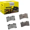 Image de TEXTAR Plaquettes de freins Avant avec indicateur d'usure Épaisseur 14,7mm 2642001 Compatible avec TOYOTA YARIS P21, PA1, PH1