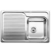Image de Blanco 511124 | Évier de cuisine en acier inoxydable CLASSIC 40 S | Couleur/Finition : Acier poli