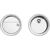 Image de Blanco - 513310 - Blancorondoset - Cuve Ronde à intégrer avec égouttoir - Acier Inoxydable brossé