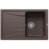 Image de Blanco Sona 6 S Silgranit PuraDur Évier de cuisine encastrable et réversible - Gris anthracite, marron, 519670