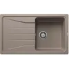 Image de Blanco Sona 6 S Silgranit PuraDur Évier de cuisine encastrable et réversible - Gris anthracite, marron, 519678