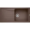 Image de Blanco Sona 6 S Silgranit PuraDur Évier de cuisine encastrable et réversible - Gris anthracite, marron, 519697
