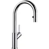 Image de Blanco 521356 Carena-S Vario Robinet d'évier de cuisine chromé avec bec extractible Vario-chrome 521356