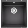 Image de BLANCO ROTAN 400-U Évier en granit SILGRANIT anthracite | Type de montage : sous plan | Pour armoires inférieures de 50 cm de large | Grand volume de bassin pour une utilisation optimale | Surface