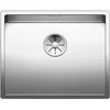 Image de Blanco 521577 | Évier de cuisine en acier inoxydable CLARON 500-U | Couleur/Finition : acier inoxydable Meuble bas 60 cm - largeur vasque 500 mm