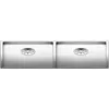 Image de Blanco 521618 | Évier de cuisine en acier inoxydable CLARON 400/400-U | Couleur/Finition : acier inoxydable