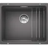 Image de BLANCO ETAGON 500-U   Évier de Cuisine en Granit pour Meubles Bas de 60 cm de Large   Sous Plan   SILGRANIT   Gris   522228