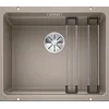 Image de BLANCO ETAGON 500-U   Évier de Cuisine en Granit pour Meubles Bas de 60 cm de Large   Sous Plan   SILGRANIT   Marron   522234