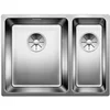 Image de Blanco 522975 | Évier de cuisine en acier inoxydable ANDANO 340/180-IF | Couleur/Finition : acier poli