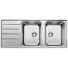 Image de Blanco 523036 | Évier de cuisine en acier inoxydable LEMIS 8 S-IF | Couleur/Finition : Acier brossé