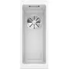 Image de BLANCO SUBLINE 160-U   Évier de Cuisine Étroit en Granit pour Meubles Bas de 30 cm de Large   Sous Plan   SILGRANIT   Blanc   523400